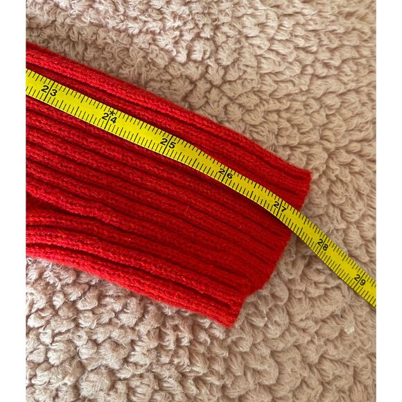 Wild Fable Women's V-Neck Rib Knit Pullover Red Sweater Size S - Picture 2 of 6